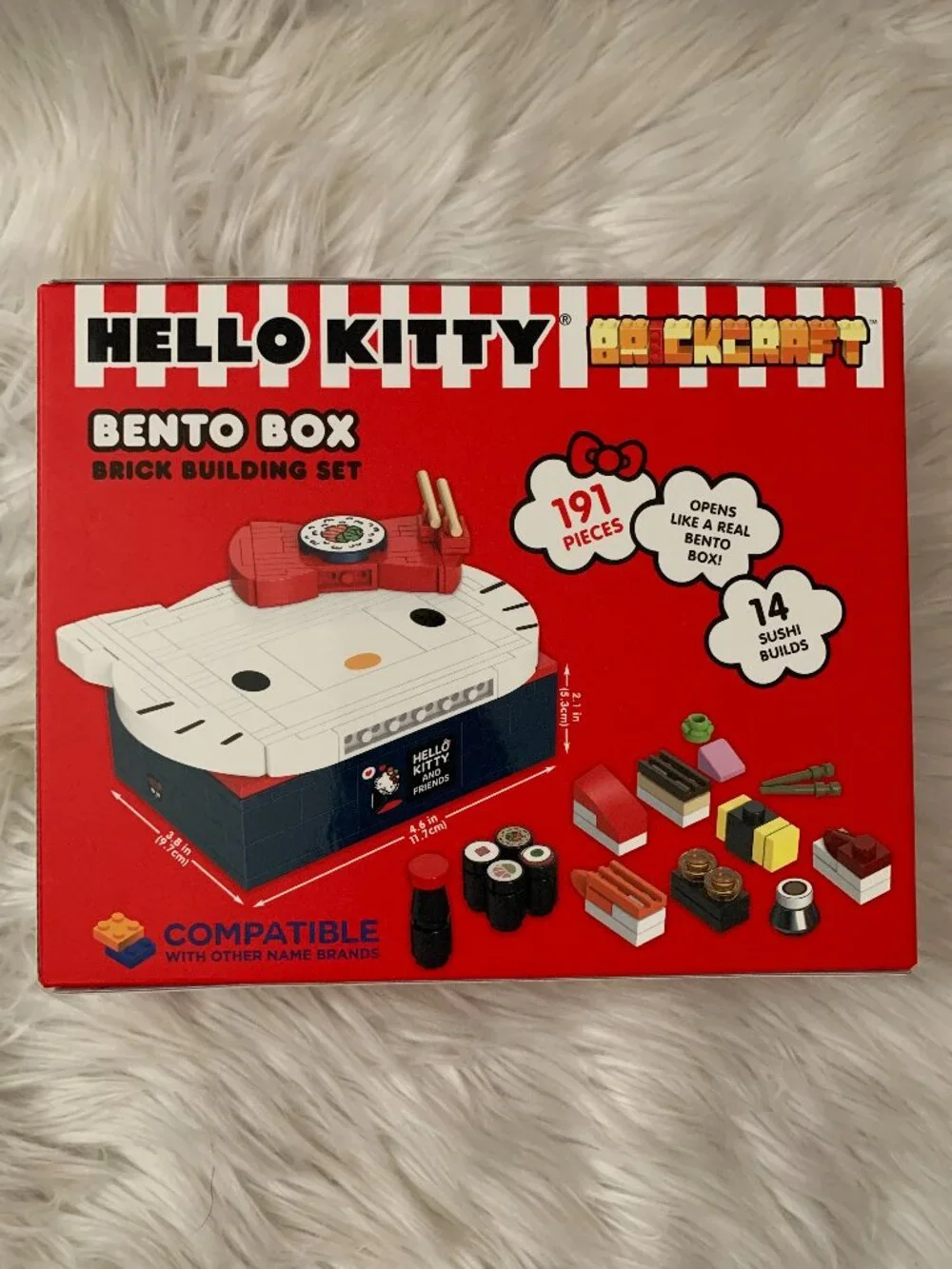 BRICKCRAFT Hello Kitty Bento Box Building Set
